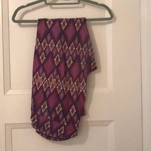 TC Lularoe Leggins -purple multi colored